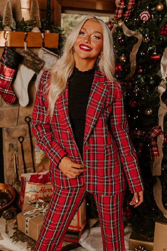 Versatile Style Festival Feels Plaid Blazer