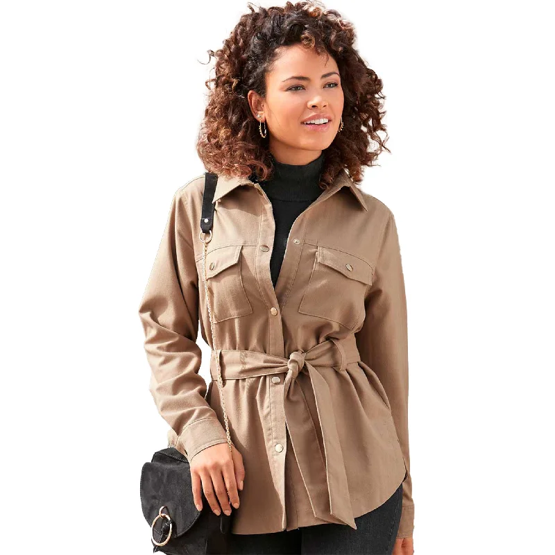 Comfortable Looks LASCANA Women's Utility Style Shirt Jacket