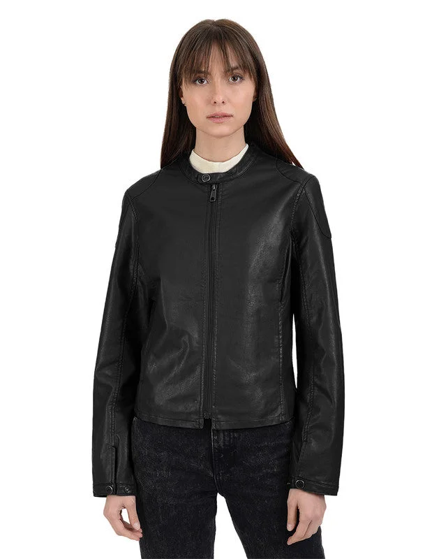 Effortless Looks LEE Women's Leatherette Jacket