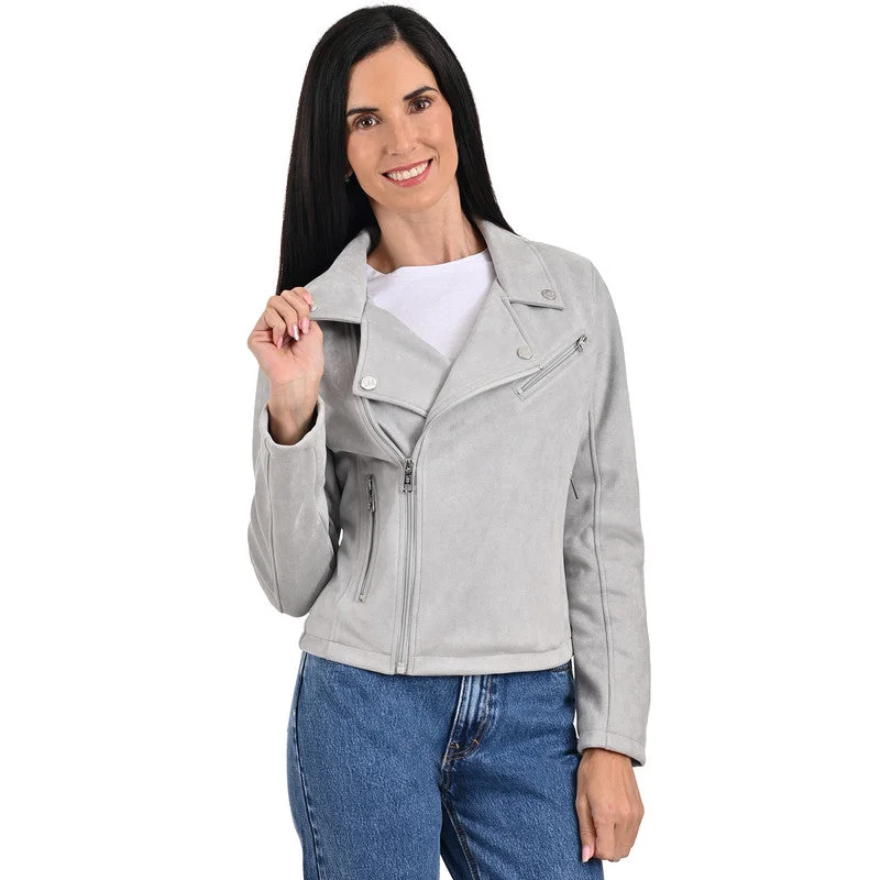 French Style LEE Women's Soft Touch Biker Jacket