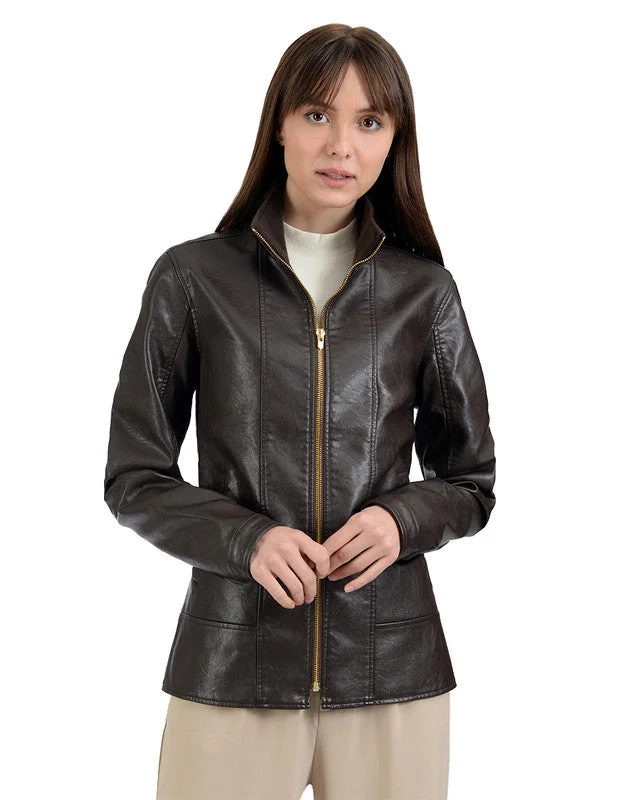 Classic Series Nine West Women's Classic Zipper Jacket