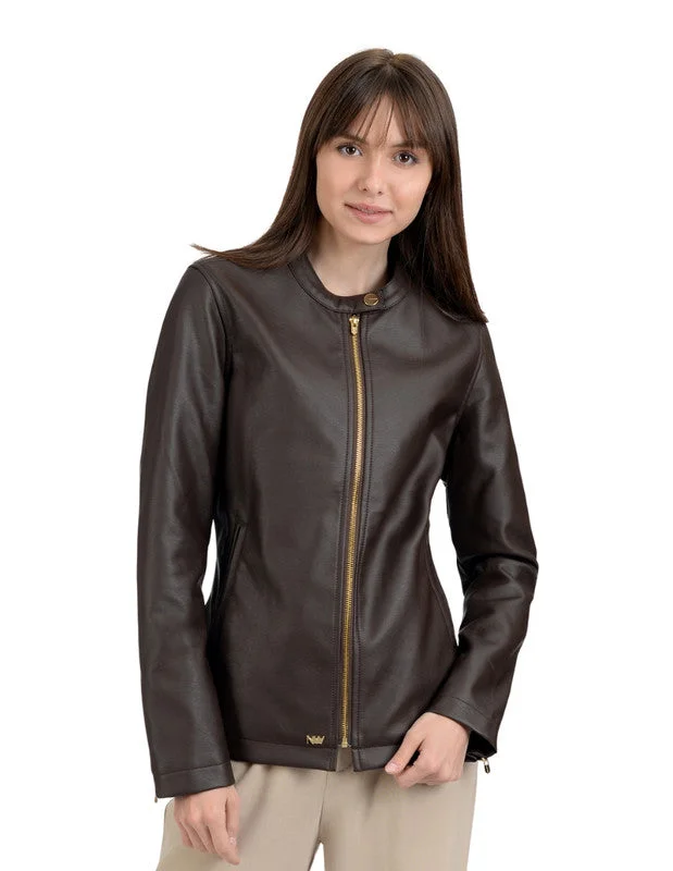 Trendy And Casual Nine West Women's Racer Jacket