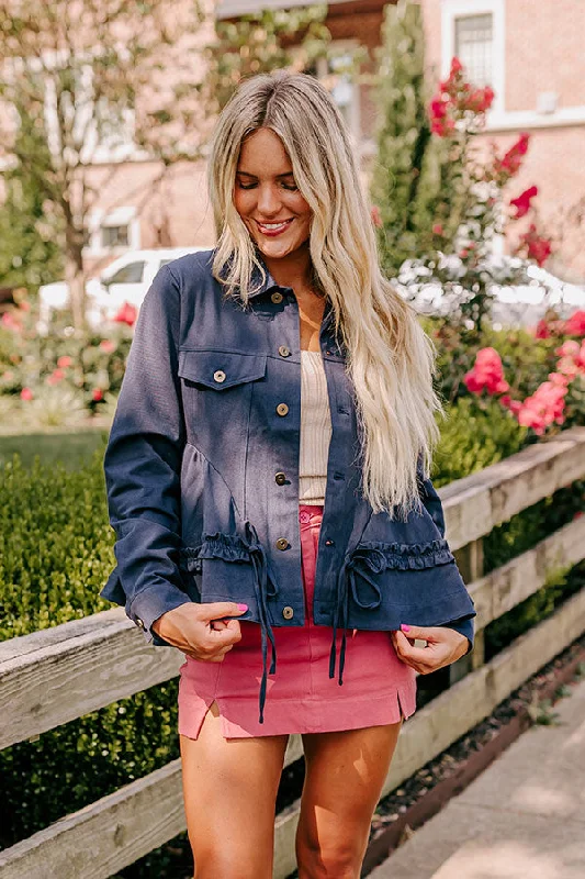 Cozy Outerwear NYC Stroll Peplum Jacket