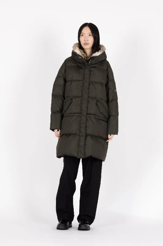 Mid-length Style OVERSIZED DOWN PARKA YRA