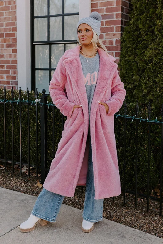Elegant And Charming Paris Dreaming Plush Coat