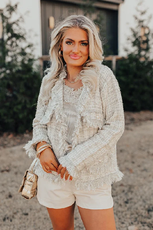 Chic Lounge Prosecco Splash Tweed Jacket