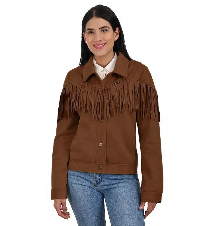 Urban Sense Wrangler Women's Western Style Fringed Jacket