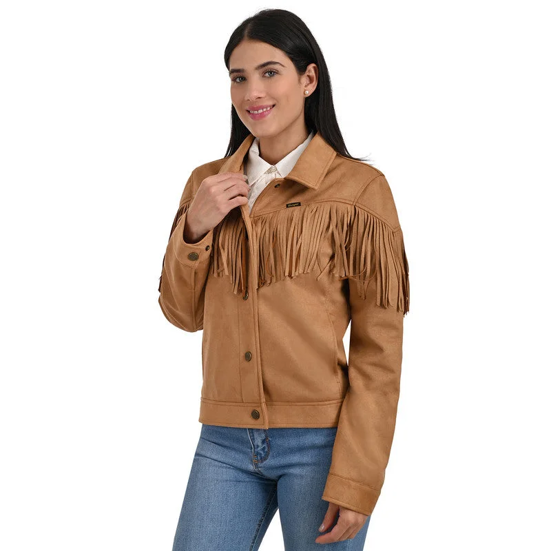 Versatile Items Wrangler Women's Western Style Fringed Jacket