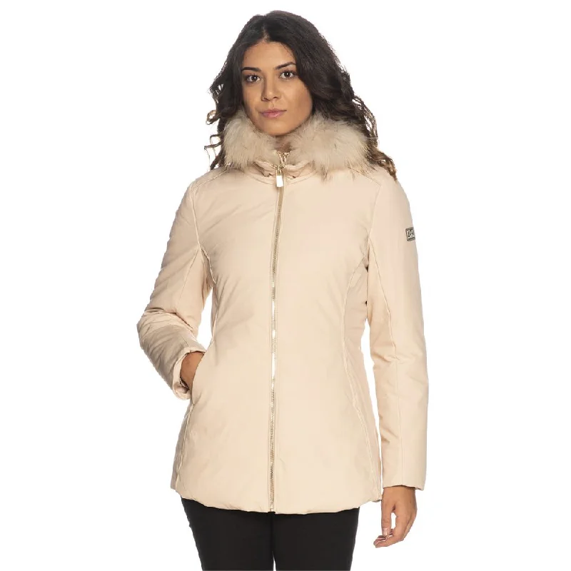 Trendy Items Yes Zee Chic High-Collar Hooded Women's Jacket with Women's Fur