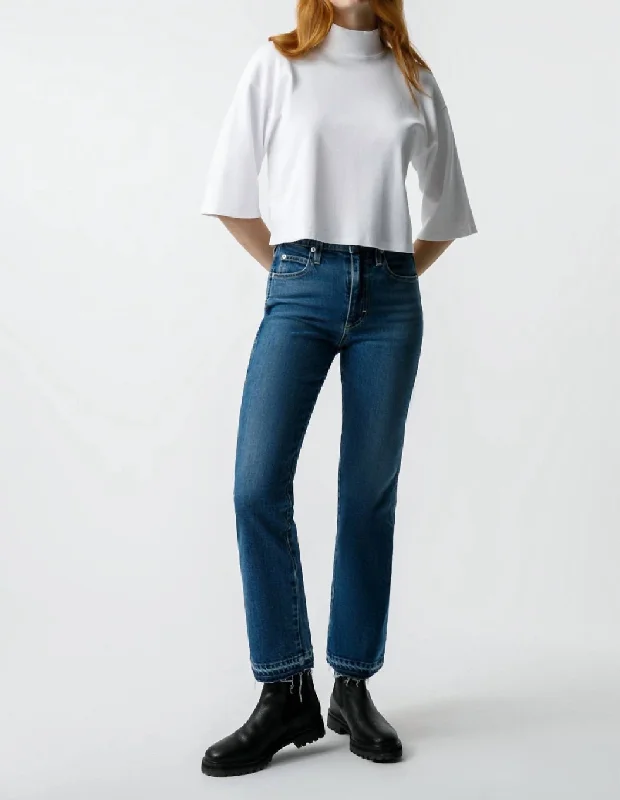 Comfy Chic Bella Crop Jean In Crush