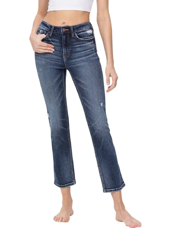 Elegant Casuals Benefactor Slim Straight Jeans In Blue