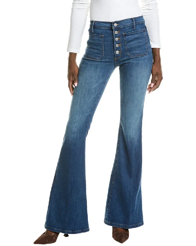 Relaxed Chic Black Orchid Audrey Patch Pocket Ramble On Flare Jean