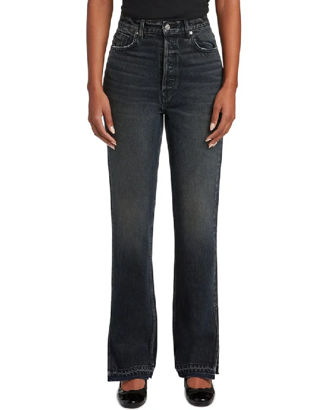 Effortless Looks EB Denim Unraveled Two Bella Notte Slim Straight Leg Jean