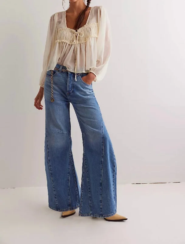 Cozy Look Eden High Slouchy Jeans In Homefree
