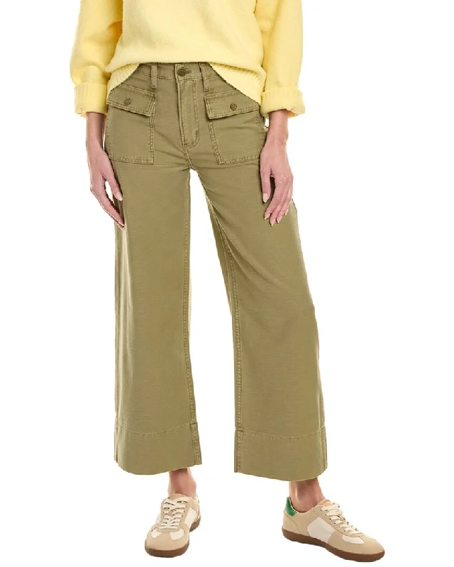 Comfortable Lifestyle FRAME Denim 70s Washed Summer Sage Crop Straight Jean