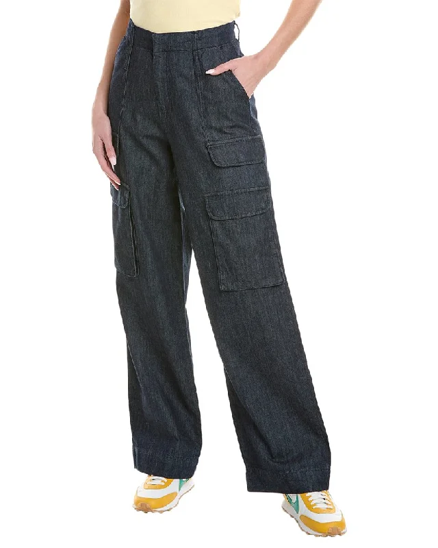 Soft Wearables FRAME Denim Rinse Relaxed Straight Cargo Jean