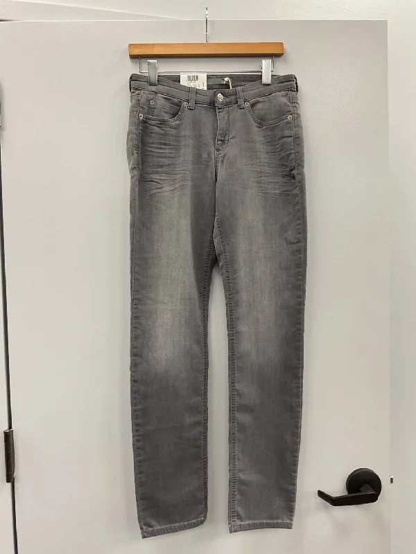 Cozy Fashion Trends Grey Jog Cotton Stretch Jeans
