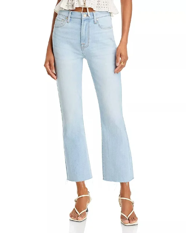 Fashion Pioneer High Waist Slim Kick Jeans In Tammy