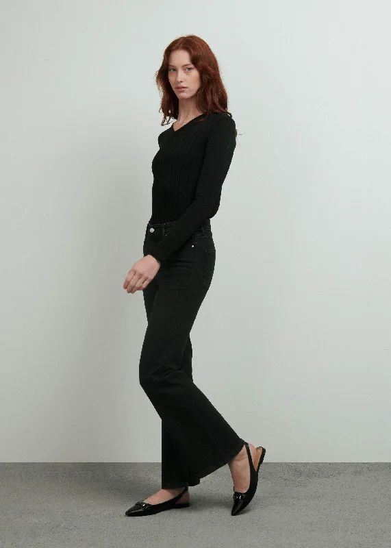 Layered Comfort Jeans flare