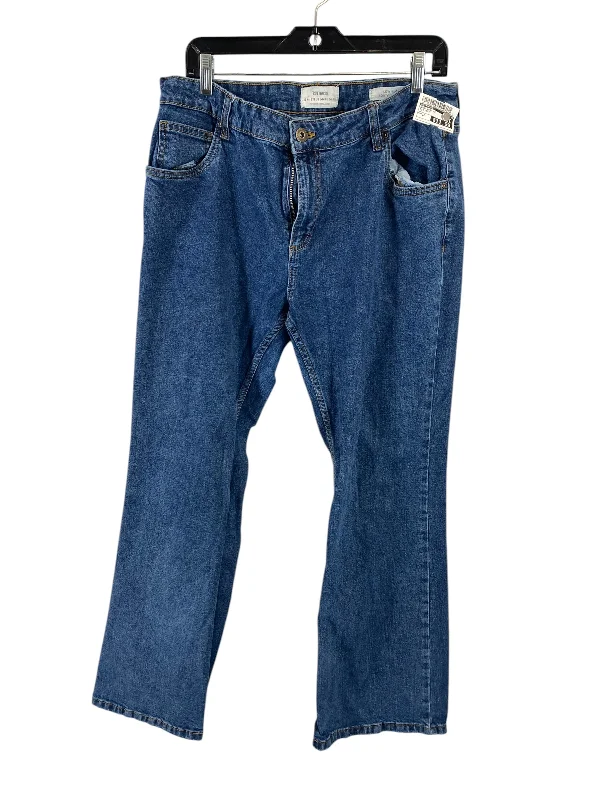 Comfortable Jeans Jeans Boot Cut By Cotton On In Blue Denim, Size: 12