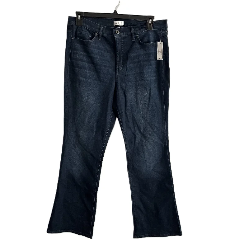 Soft Touch Jeans Boot Cut By Jessica Simpson In Blue Denim, Size: 14