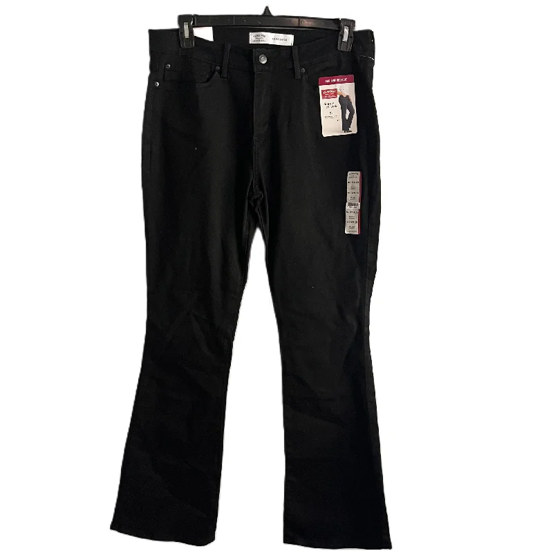 Easy Style Jeans Boot Cut By Levis In Black, Size: 16