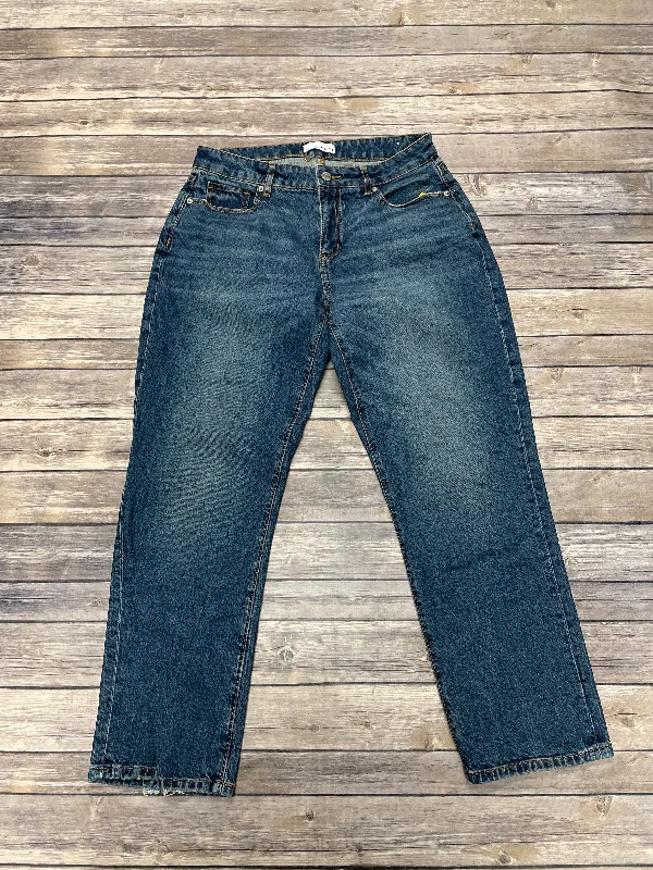 Elegant And Elegant Jeans Boyfriend By Loft In Blue Denim, Size: 4