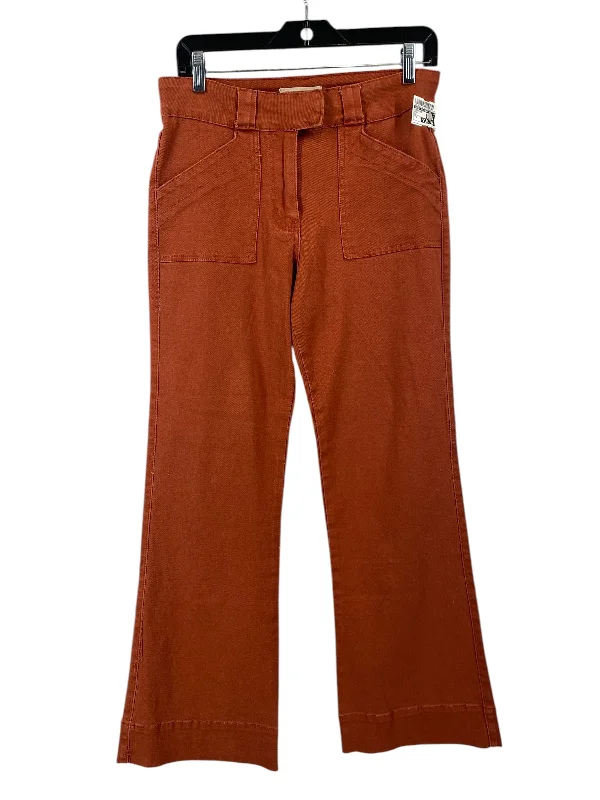 Chic Relaxation Jeans Flared By Chelsea And Violet In Orange, Size: 28