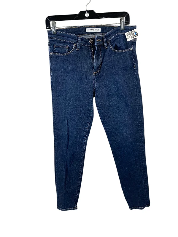 Sporty Comfort Jeans Skinny By Banana Republic In Blue Denim, Size: 6