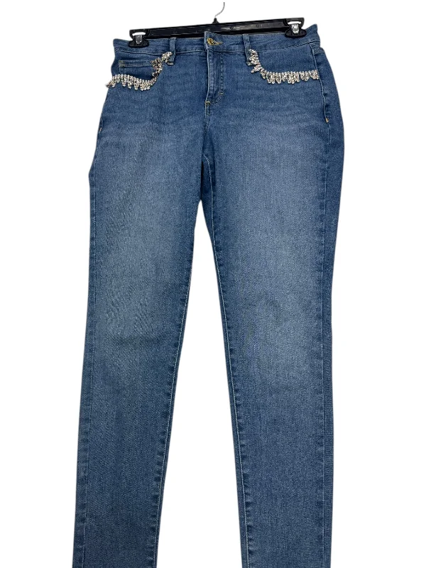 New Autumn And Winter Styles Jeans Skinny By International Concepts In Blue Denim, Size: 10