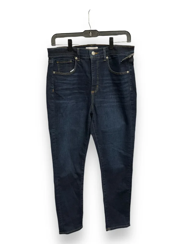 Comfortable Sweaters Jeans Skinny By Loft In Blue, Size: 10