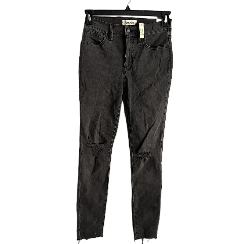 Soft Wear Jeans Skinny By Madewell In Grey Denim, Size: 4