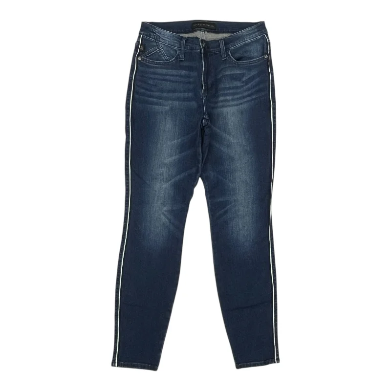 Relaxed Dresses Jeans Skinny By Rock And Republic In Blue Denim, Size:10