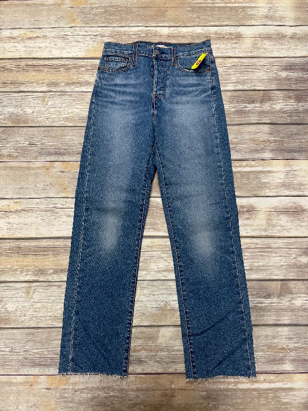 Soft Fabric Looks Jeans Straight By Levis In Blue Denim, Size: 2