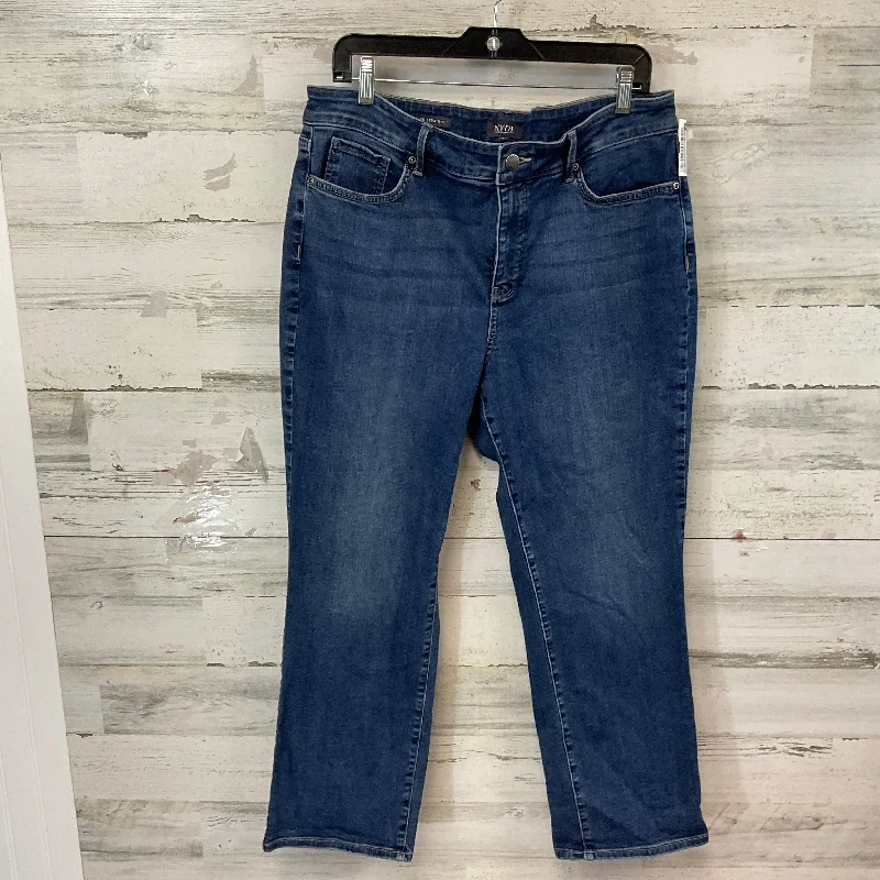 Everyday Chic Jeans Straight By Not Your Daughters Jeans In Blue Denim, Size: 14