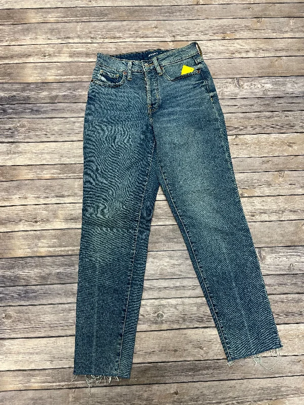 Elegant And Lazy Jeans Straight By Old Navy In Blue Denim, Size: 0