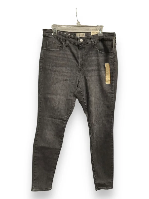 Urban Chic Jeans Straight By Universal Thread In Grey Denim, Size: 14