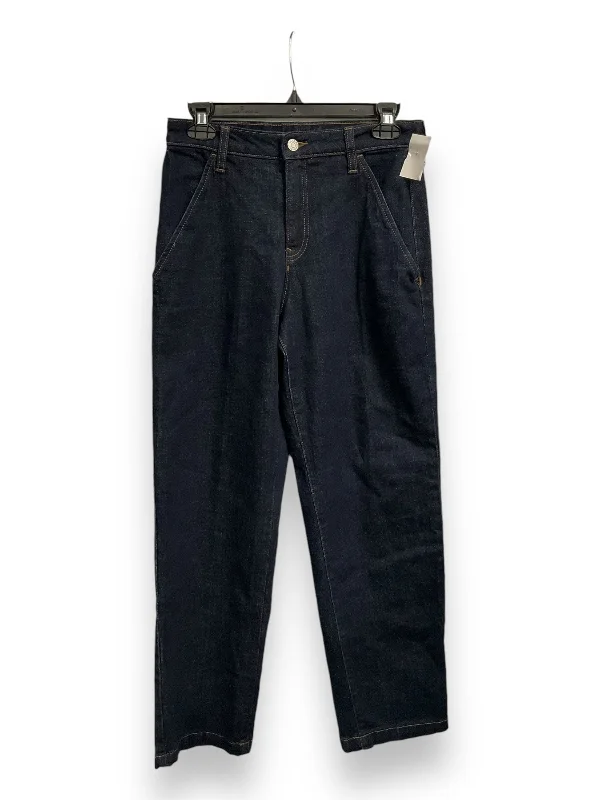 Warm Wear Jeans Wide Leg By Banana Republic In Blue, Size: 2