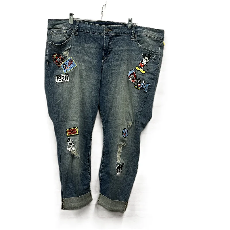Dressing Tips Jeans Wide Leg By Disney Store In Blue, Size: 20