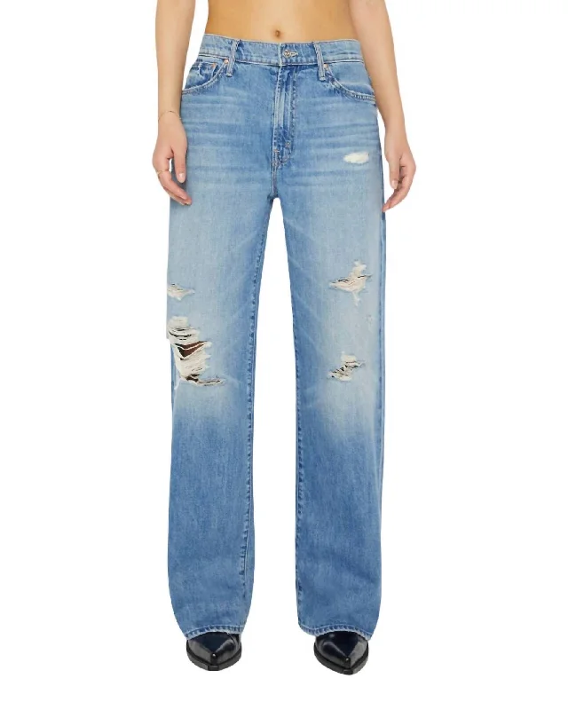 Noble Temperament Lil Dodger Sneak Jeans In Tomorrow Always Knows