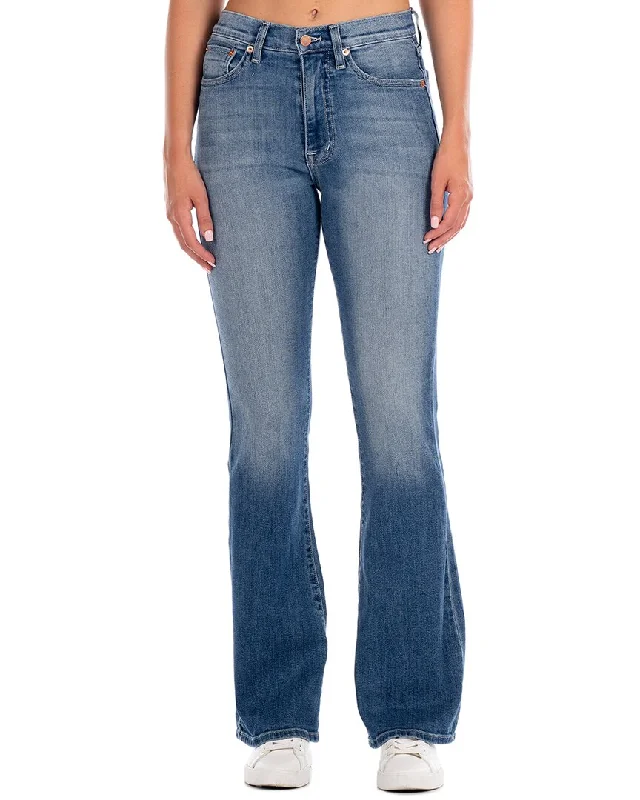 Comfy Pants Modern American Emmy Sunrise Blue Flare Leg Jean