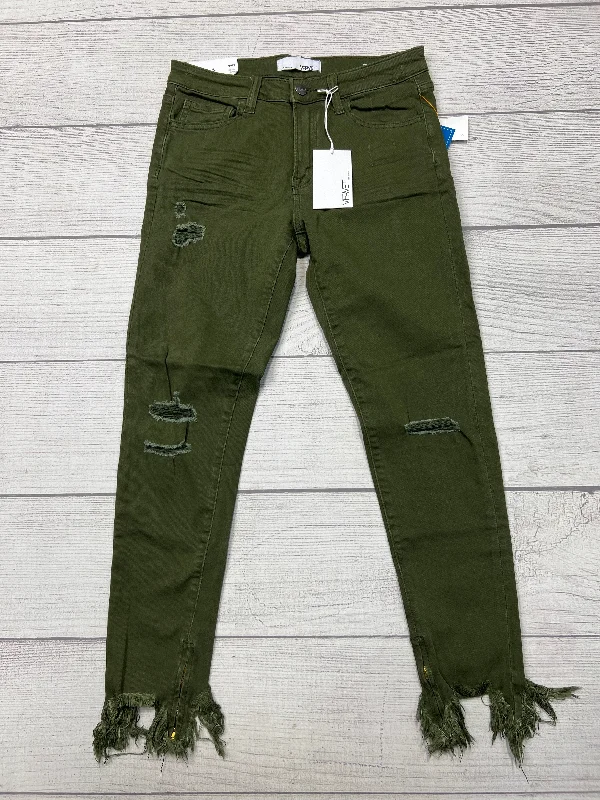 Cozy Outerwear New! Jeans Skinny By Vervet In Green, Size: 2