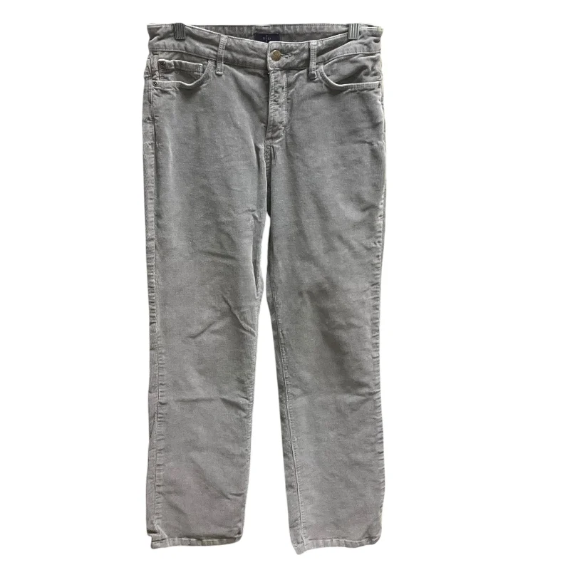 Soft Comfort Wear Pants Corduroy By Not Your Daughters Jeans In Grey, Size: 8p