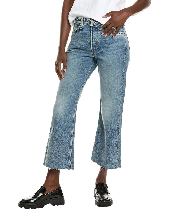 Soft Looks rag & bone Maya High-Rise Crop Flare Jean