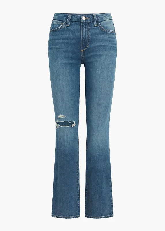 Classic Retro Women's Hi Honey Bootcut Jeans In Hang In There