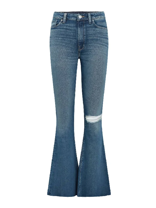 Classic Series Women's Holly Hr Flare Barefoot Jeans In Serene
