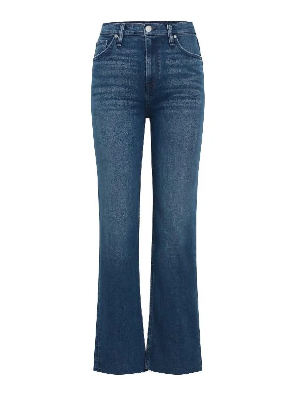 Street Fashion Women's Remi High Rise Straight Ankle Jeans In Deep Dive