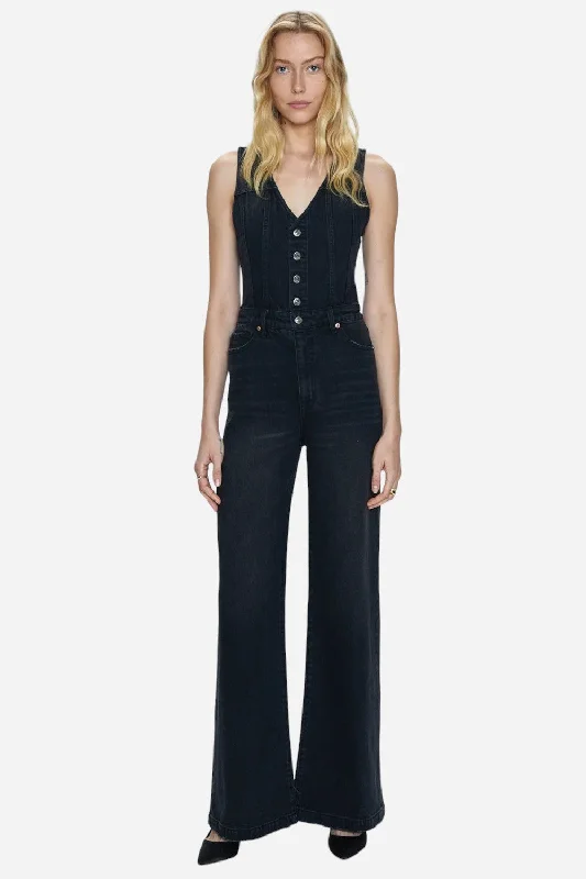 Versatile Wear Pistola Aria Fitted Vest Jumpsuit in Mulholland