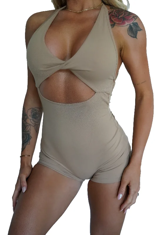 Versatile Style CEE JUMPSUIT - BEIGE