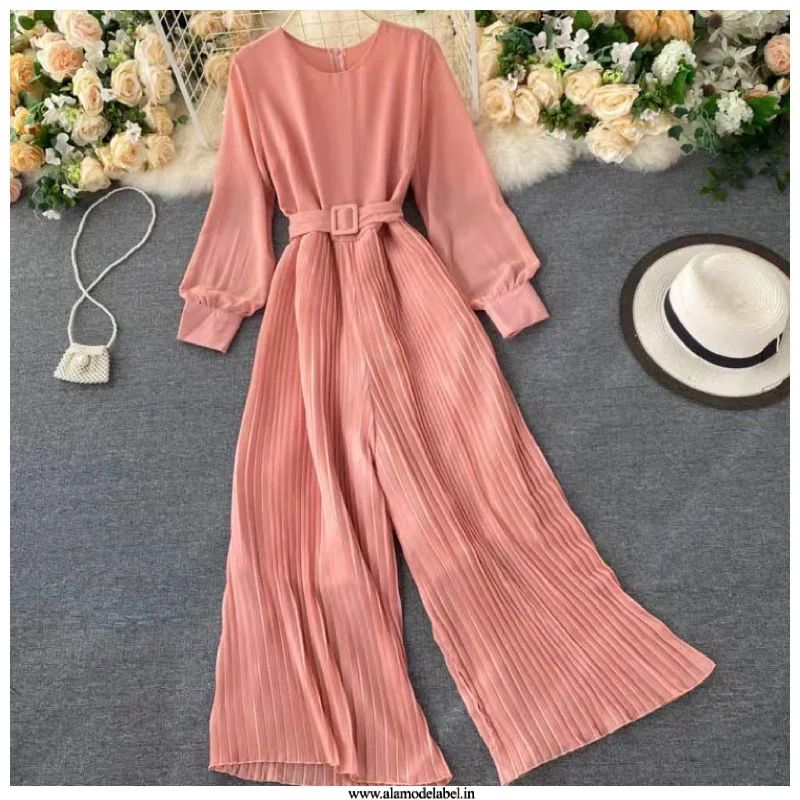 Cool Summer Emily Pleated Jumpsuit